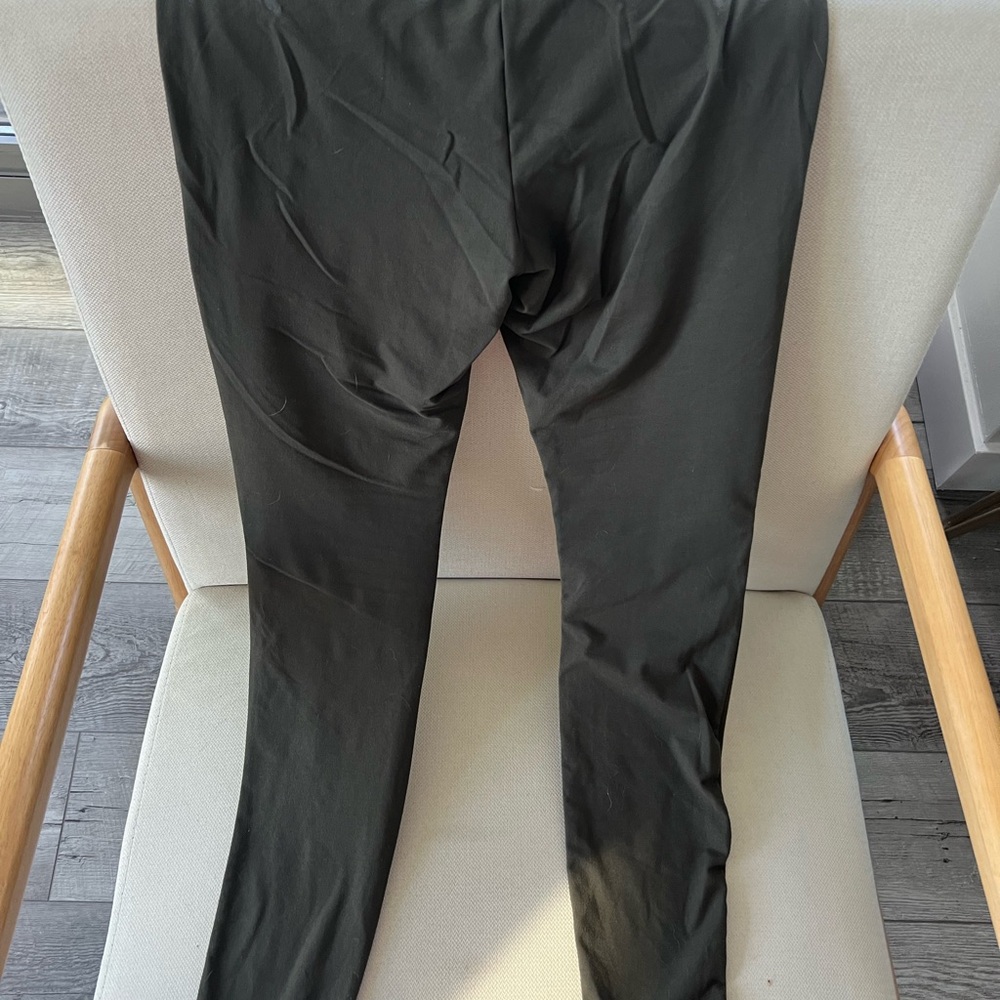 Grey Ribbed Leggings - Picture 4 of 4
